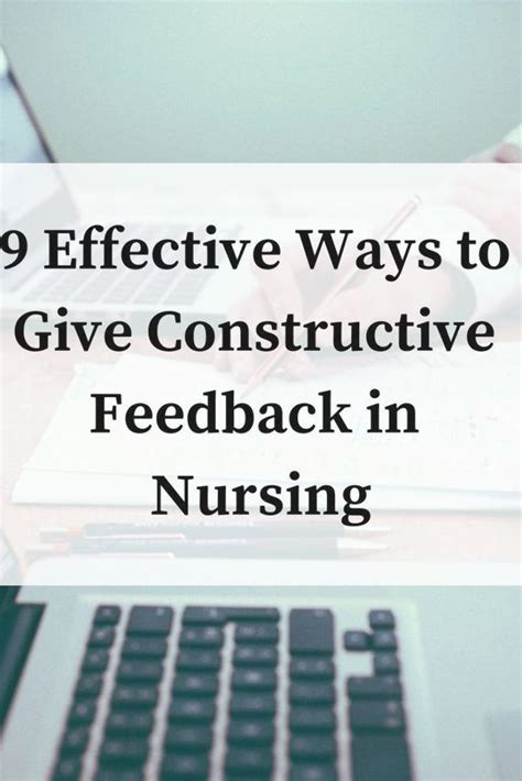 Reference this. . Feedback from nursing colleagues examples